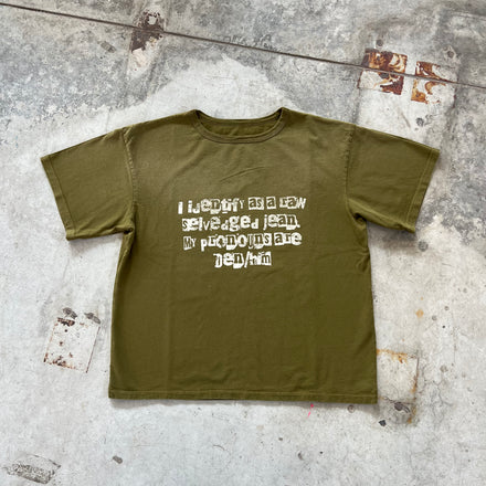 Denim Pride Tee Olive